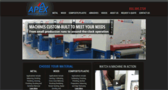 Desktop Screenshot of apexmachinegroup.com